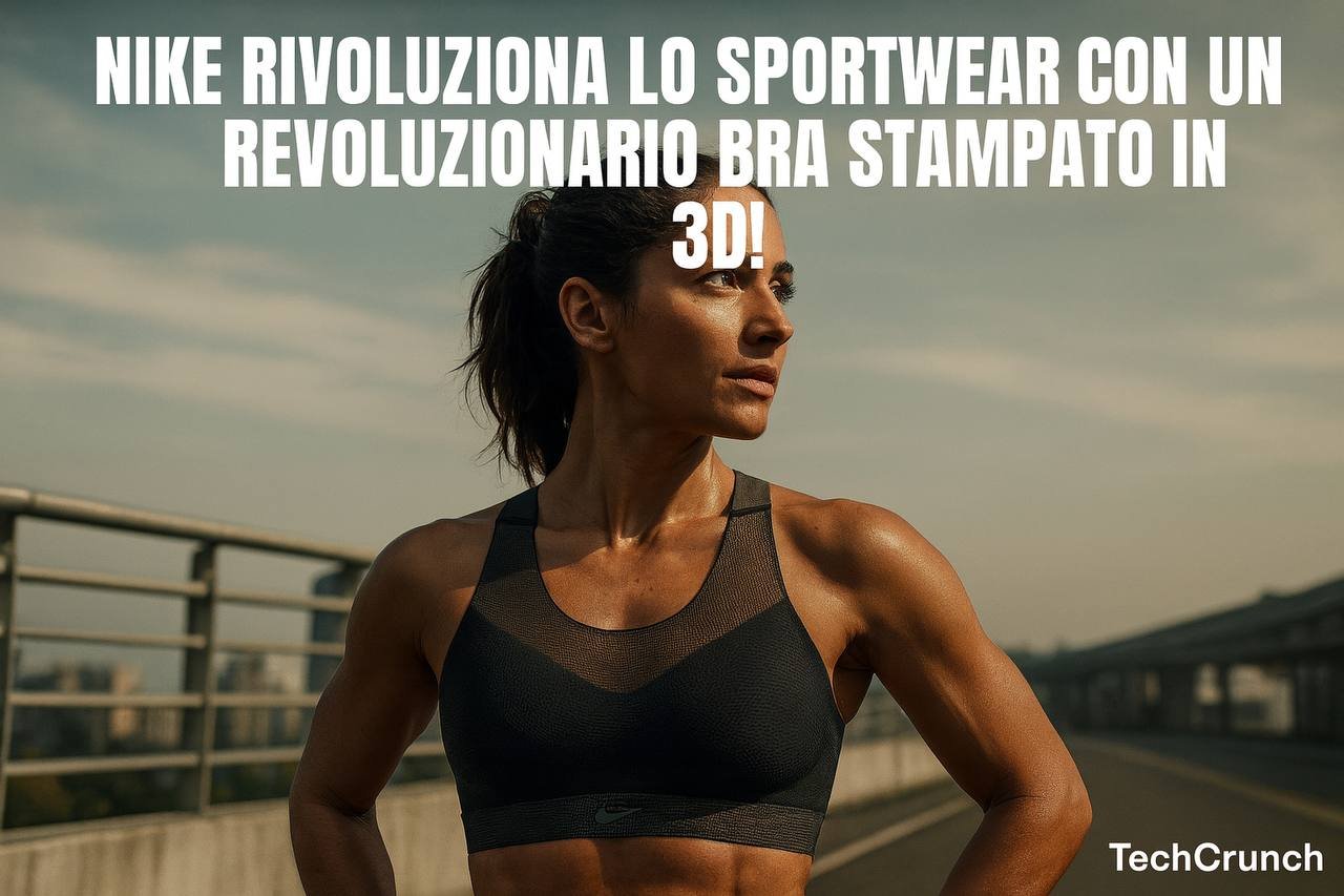 Il primo top sportivo femminile stampato in 3D che simula una seconda pelle – Nike si lancia all’innovazione